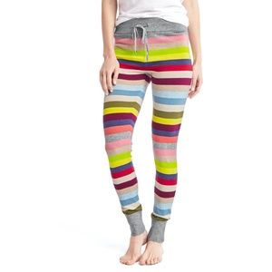 GAP Body Rainbow Sweater Legging PJs - Sz S - NWT